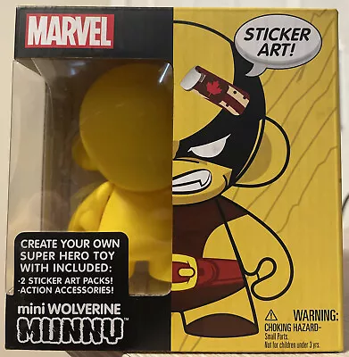 Marvel Mini Wolverine Munny Sticker Art Create Your Own Super Hero Toy • £24.99