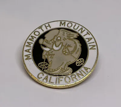 Mammoth Mountain California Ski Resort Skiing Gold-Tone Travel Souvenir Pin (98) • $6.99