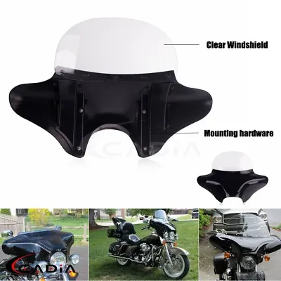 Batwing Fairing Clear Windshield Mount Kit For Harley-Davidson Road King FLHRC • $362.12