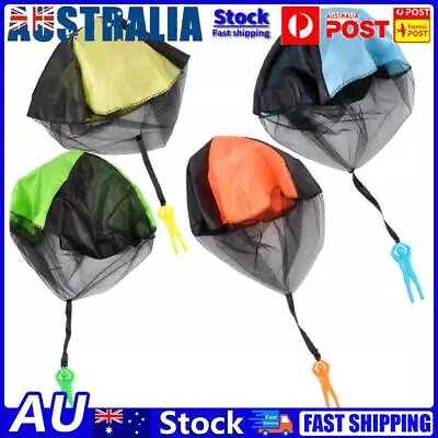 Hand Throwing Kids Mini Play Parachute Toy Man Model Outdoor Sports Toys • $8.39