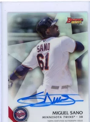 2015 Bowman's Best Miguel Sano AUTO #B15-MS TWINS • $2.50