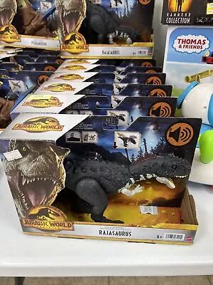 Jurassic World Dominion Roar Strikers Rajasaurus Dinosaur Figure W/ Sound - NEW • $15.99