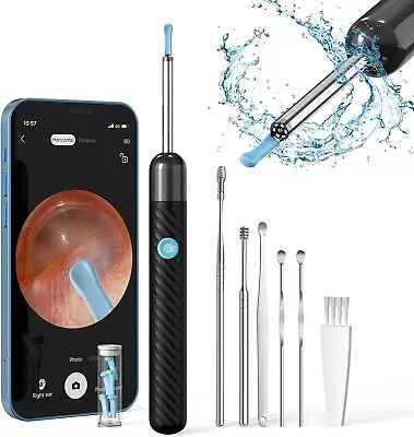 Ear Wax Removal Kit 1080P Wireless Otoscopes Earwax Removal Camera With 6 LED • £9.99