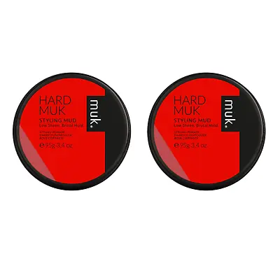 (2X) MUK Hard Muk Hair Styling Mud Wax-Brutal Hold (95g) • £32.40