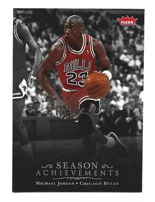 Michael Jordan 2007-08 Fleer Box Set #SH50 Season Achievements • $2.95