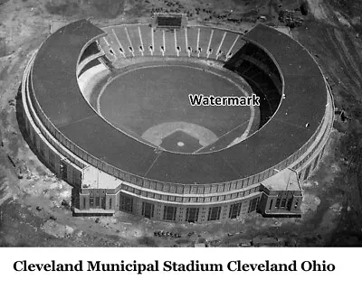 MLB NFL 1948 Cleveland Municipal Stadium Aerial View  8 X 10 Photo Picture • $5.59