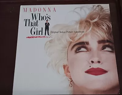 Madonna German Original Release Who's That Girl Soundtrack Lot • $6