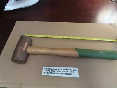 4 Pound Hackett Hammer Co Brass Hammer Non Sparking Non Marring Great Condition • $11.50