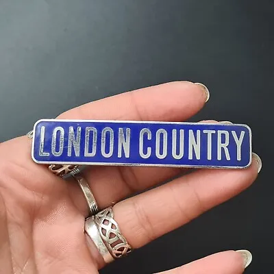 Vintage London Country Buses Enamelled Badge • £24