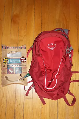 Osprey Daylite Pack Backpack 15L Dark Red Lightweight W/New Platypus Hoser 2 • $39.95