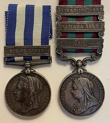 Rare Indian Medical Department Medal Group Egypt India  • £230