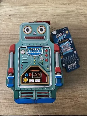£0.87 • Buy Robot Tin Lunch Box/Bread Box - New!!!