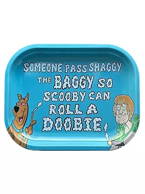 New Metal Rolling Tray - Pass Shaggy The Baggy - Small - 7  X 5.5  Premium Gift • $9.99