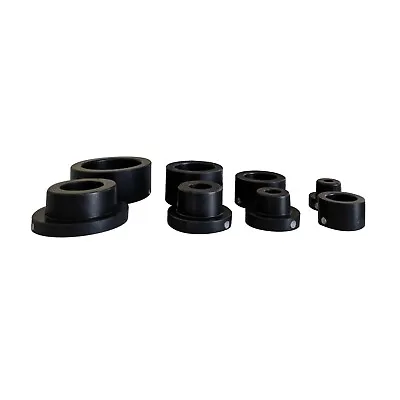 5 Set Socket Fusion Plug Face Heater Adapter Plastic Pipe 1/2in. To 2 In. • $89.99