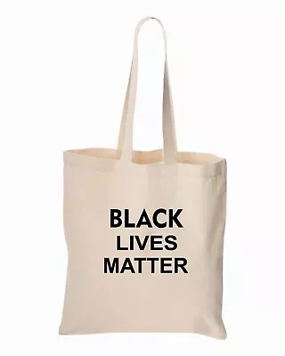 BLACK LIVES MATTER Tote Bag. Great For Beach Totes & Grocery Shopping.  • $12.49