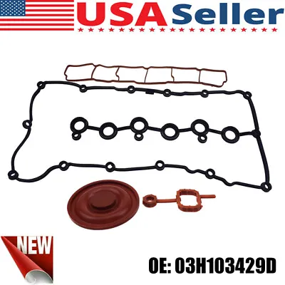 For 3.6L PCV Valve & Lower Intake Gasket For Audi Q7 VW Passat Porsche Cayenne • $29.86