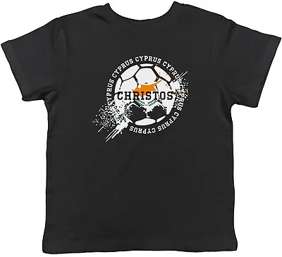 £8.99 • Buy Personalised Cyprus Football Sports Childrens Kids T-Shirt Boys Girls Gift