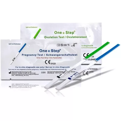 £5.25 • Buy 30 Ovulation Tests 5 Pregnancy Test Strips Kits Urine Fertility Kit One Step