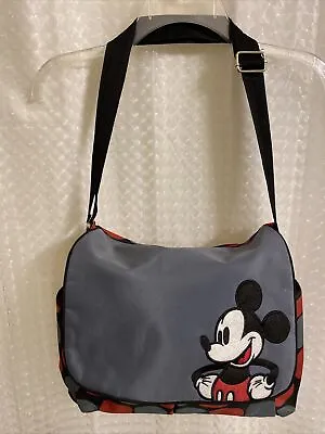 Disney Baby Mickey Mouse Messenger Boys Girls Diaper Bag Tote W/Changing Pad • $11.99