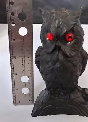 Vintage Carved Coal Owl Figurine  • $10