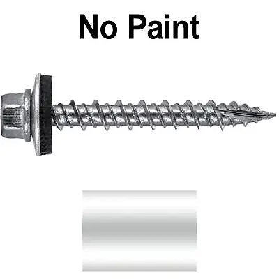 10 X 1-1/2  Stainless Steel Metal Roofing Screws (250) Hex Head Colored Screws • $53.95