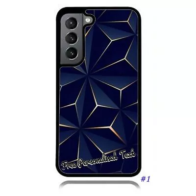 $9.98 • Buy Personalised Text Back Case For Samsung S22 S21 S20 S10 S9 S8 S7 Ultra Plus FE