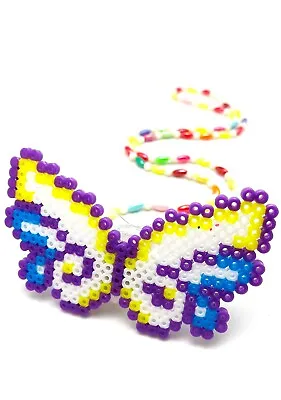 NEW LASR - Hypnotic Fairy Wings Light Up Pacifier Rave Kandi Necklace • $33