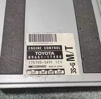 Toyota Genuine 89661-17480 ECU Computer CPU SW20 MR2 G Limited Used • $402.67