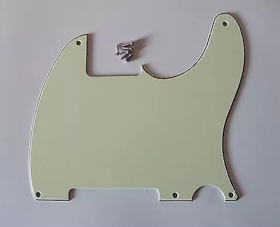 5 Holes Tele/Telecaster Pickguard Scratch Plates For Esquire Mint Green 3 Ply • $17.89