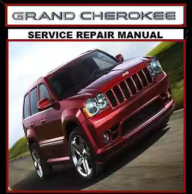 Jeep Grand Cherokee 2005- 2013 Models Wk Wk2 Workshop Manual Cd • $14.95