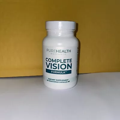 Complete Vision Eye Support Supplements With Lutein By PureHealth Research NEW • $49.99