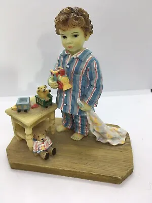 Christine Haworth Paintbox Poppets Figurine Goodnight George • £15