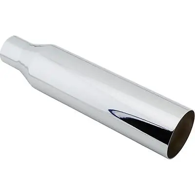 3.5 Inch Chrome Echo Can Exhaust Tip W/ 2 ID Inlet 12 Long • $39.99