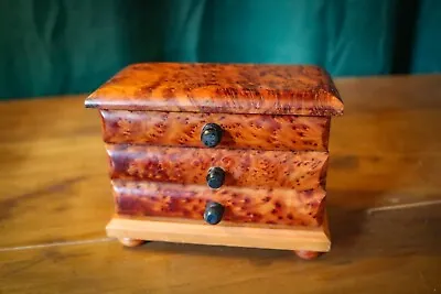 Vintage - Miniature Apprentice Piece - Chest Of Drawers - Walnut • £39.99