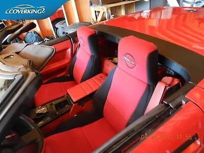 Coverking Neosupreme Tailored Seat Covers For Chevy Corvette C4 With Logo • $224.95