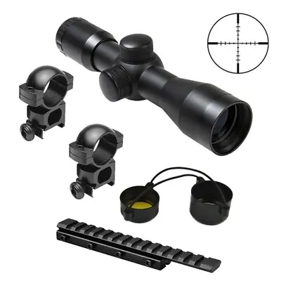 4x30 Rifle Scope + Rings + Dovetail Mount Fits Mossberg 702 Plinkster 22 Rifle • $61.37