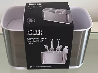 JOSEPH JOSEPH Easy Store Large Toothbrush Bathroom Caddy 70531 *NEW* RRP$49.95 • $25