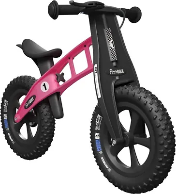 $249.99 • Buy FirstBIKE FAT Cross Balance Bike With Brake Pink