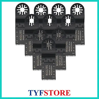 10pcs Oscillating Multi Tool Saw Blade For Power Tool Fein Dremel Bosch Makita • $14.99