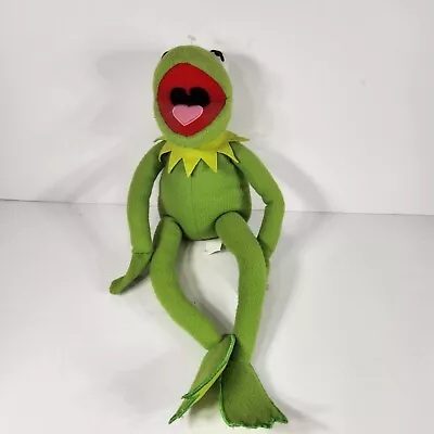 Kermit The Frog Poseable Plush 18   Muppets Jim Henson 2003- Sababa Toys VTG • $22.99