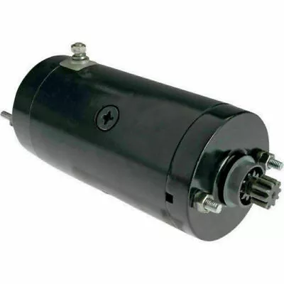 Black 6  Long High Torque Starter Prestolite Harley Ironhead Sportster 1967-1980 • $191.95