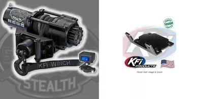KFI 2500LB Stealth Winch & Mount Kit Bruin Grizzly Kodiak 350 400 450 2003-2014 • $397.95