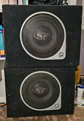 2x Rockford Fosgate 12  Punch  Subwoofer In Q Logic Speaker Boxes  • $499.99