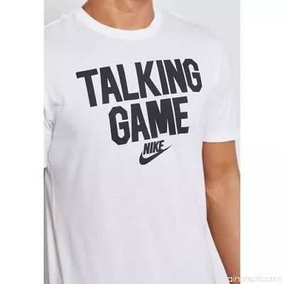 Authentic Nike Talking Game White T Shirt Aj7479-100 • $29.99
