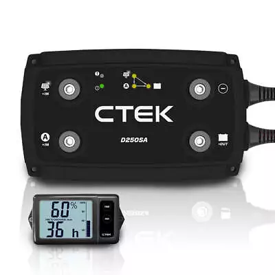 CTEK 20A OFF GRID Battery Charging System W/ D250SA & Digital Display Monitor • $688.85