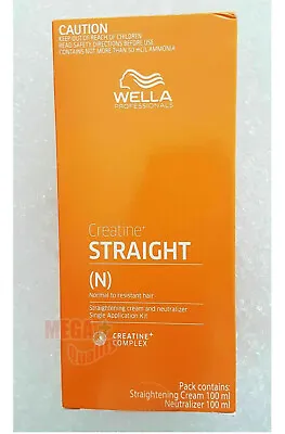 WELLA WELLASTRATE Permanent Hair Straightening Cream Straight System # Intense • $23.91