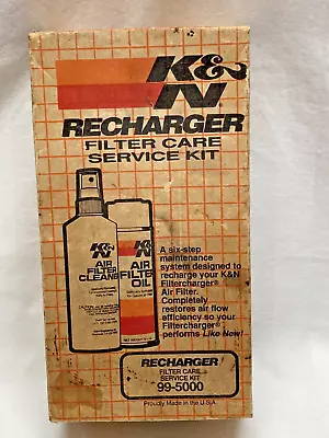 K&N Recharger  99-5000 Cleaner Auto Filter Care Service Recharger Kit • $14
