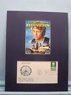 William Faulkner - His  Pulitzer Prize Novel  - The Reivers  & First Day Cover   • $36.99