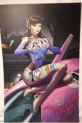 $86.67 • Buy Overwatch D.Va Odagawa Autographed LARGE Comic Sketch Art POSTER 11x17 Blizzard