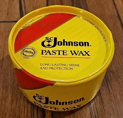 SC Johnson Paste Wax 16oz Wood Metal Leather Plastic Discontinued New 1988 • $74.99